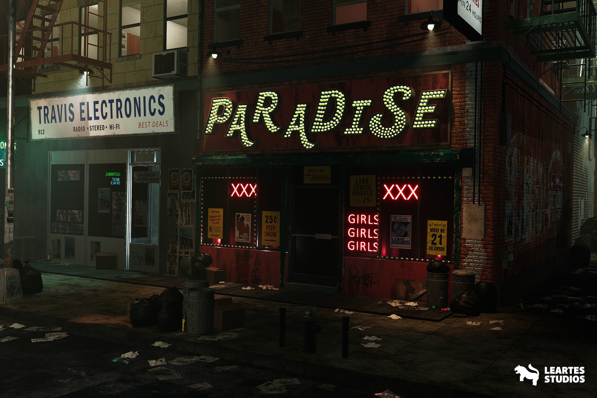1970 s New York City Alley