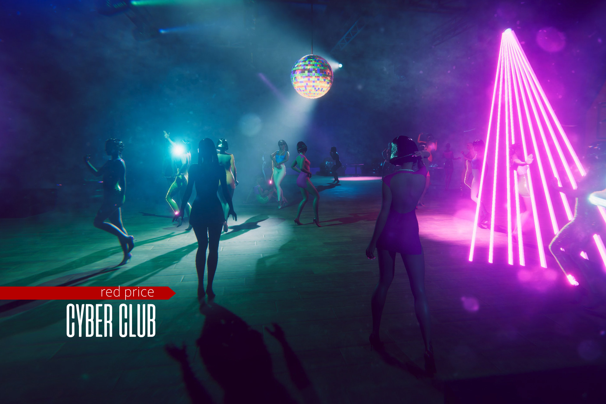 Cyber Club - night club (HDRP + BIP)