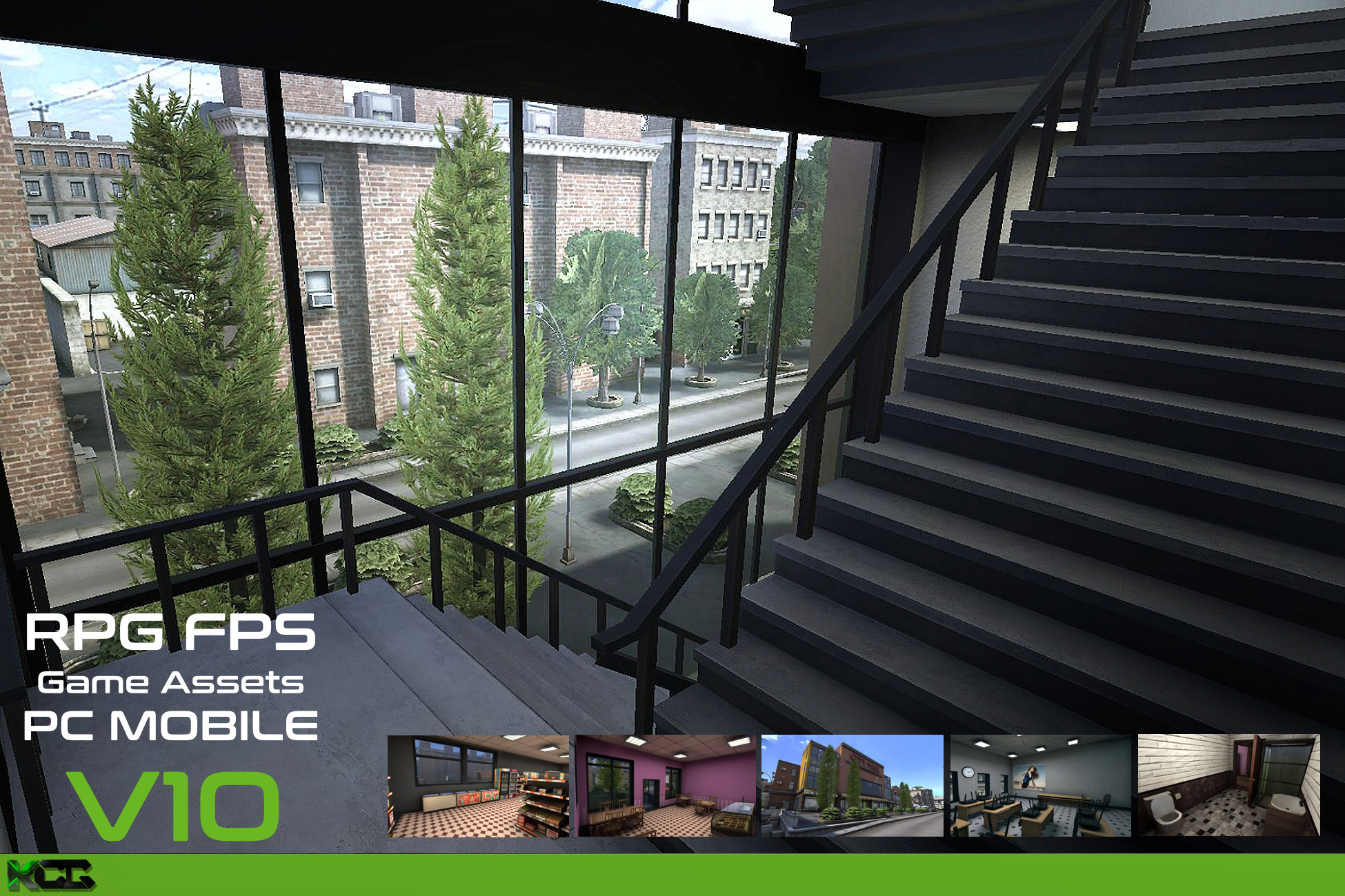 RPG/FPS Game Assets for PC/Mobile (Set v10.0)