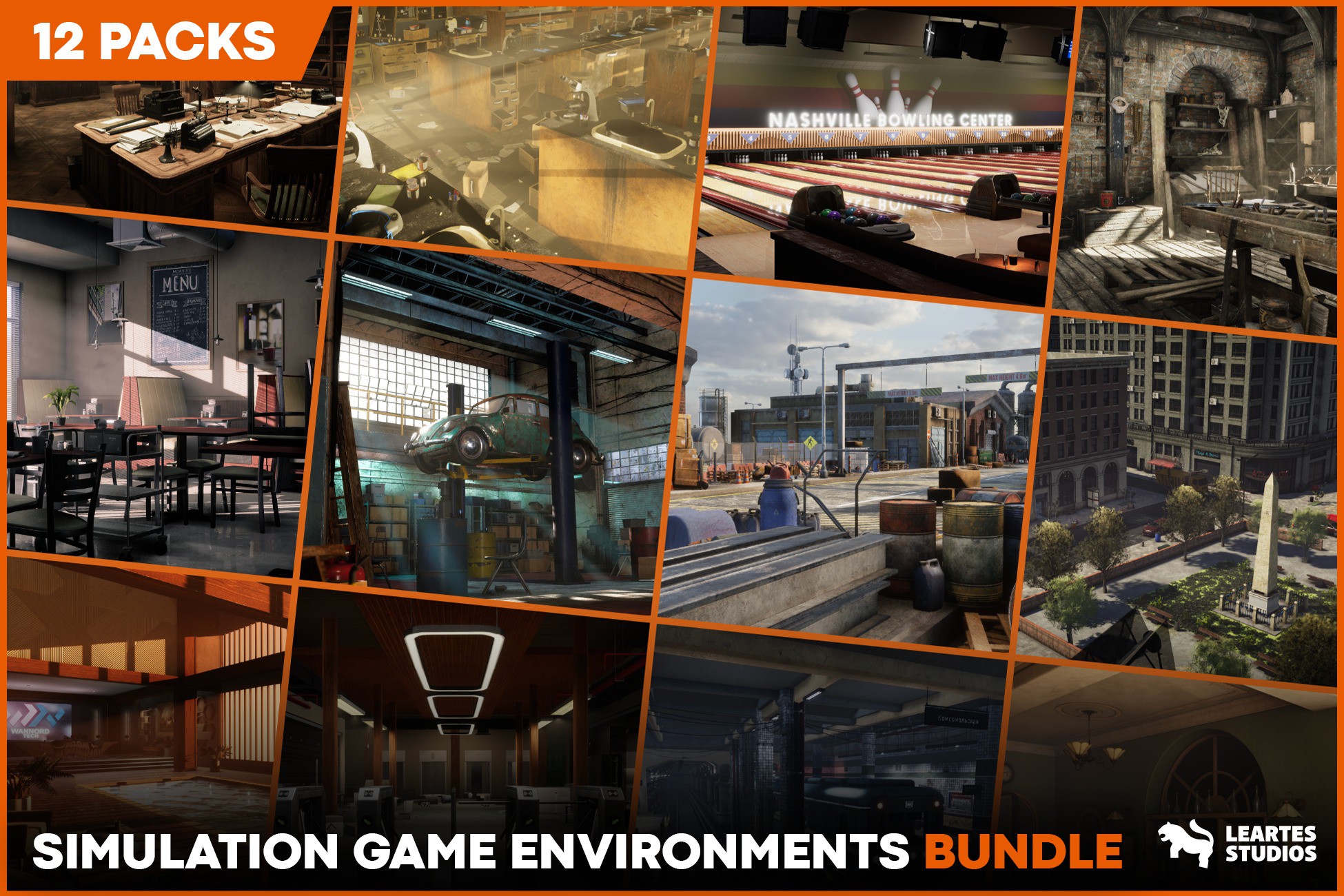 Simulation Game Environments Bundle